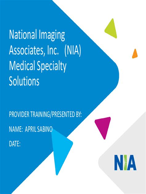 nia quality objectives|National Imaging Associates, Inc. (NIA) Imaging Provider.